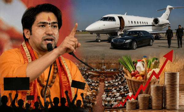 Baba Bageshwar's Bold Demand: Reduce Leaders' Salaries and Ban Chartered Planes to Combat Inflation.