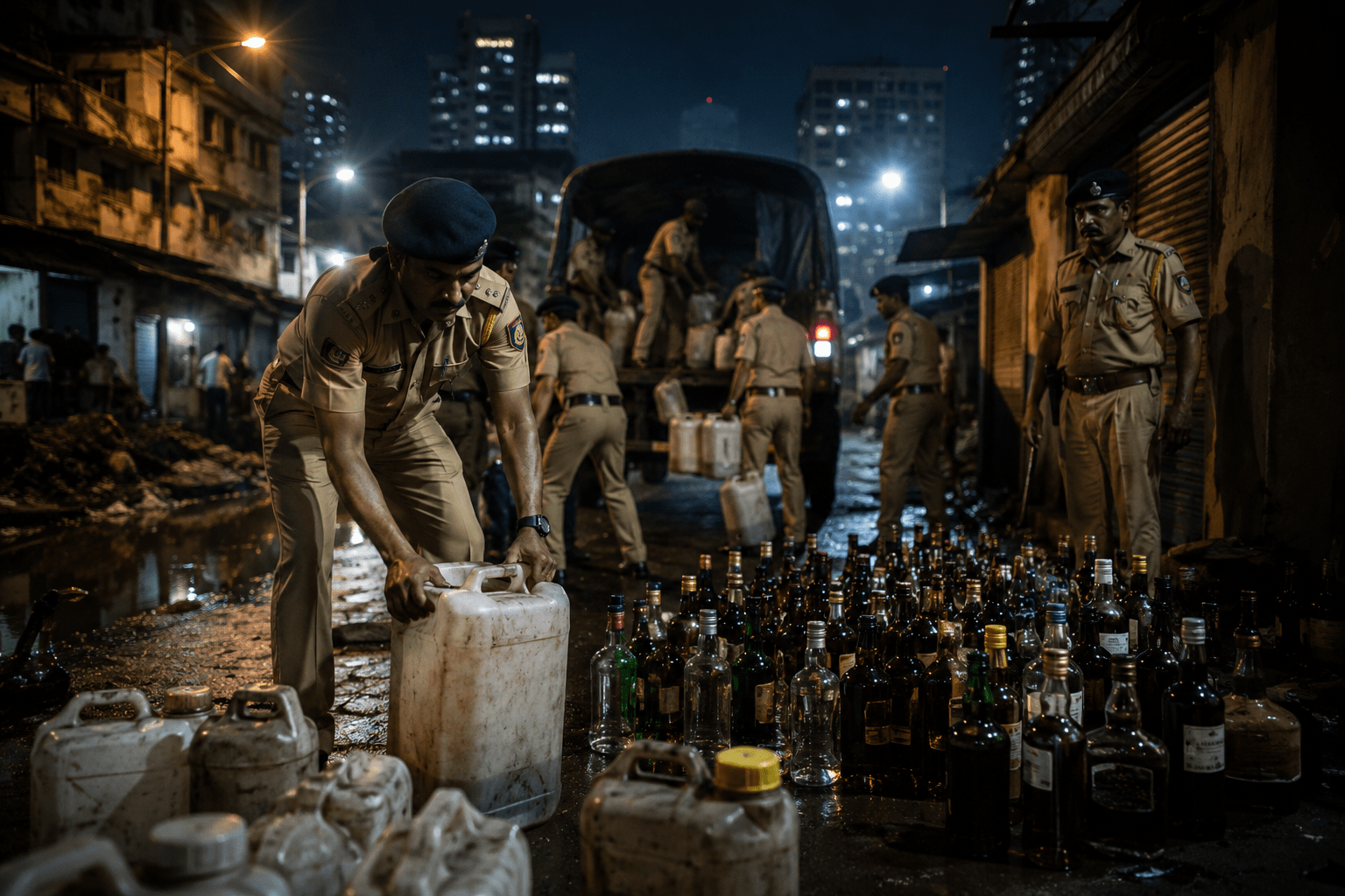 Pune Hooch Tragedy: Police launch 'Operation Washout' to eliminate illegal liquor dens; commissioner vows strict crackdown!