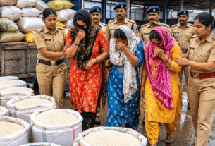 Three Women Arrested for Stealing 72 Sacks of Rice Worth Rs 1.16 Lakh.