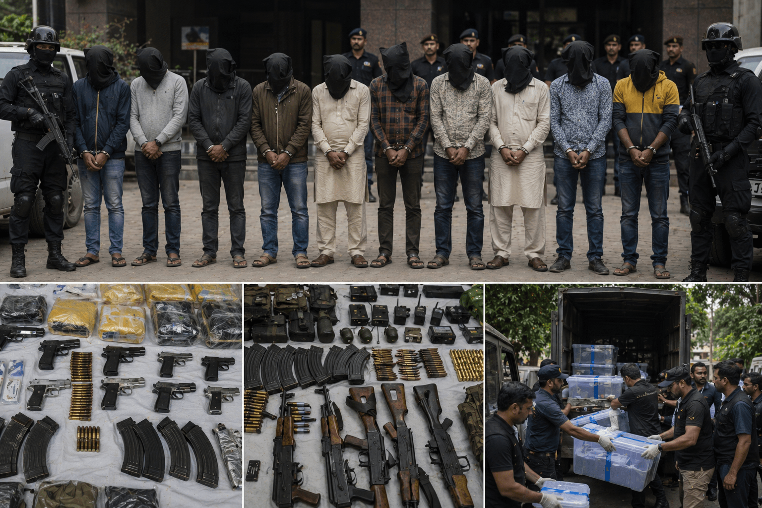 Major Terror Plot Foiled: Delhi Police Special Cell Arrests 9 ISI Agents Planning Attacks in India!