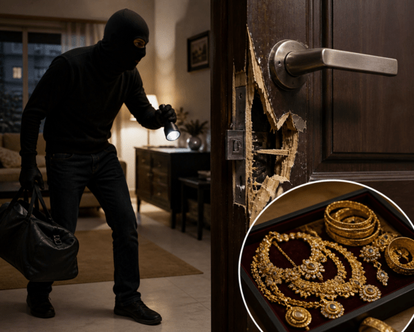 Burglary in Aundh: Locked Flat Broken Into; Gold Jewelry Worth Rs. 4.25 Lakh Stolen