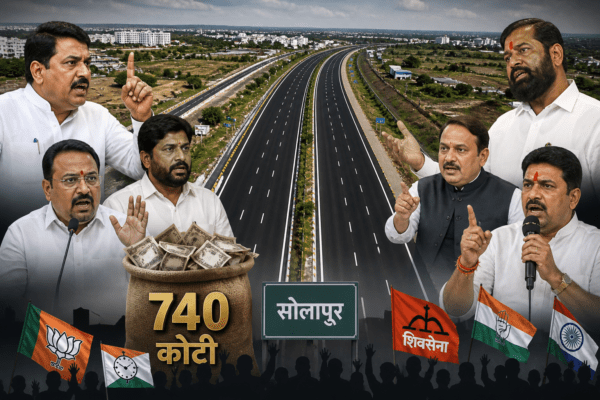 
Political Credit War Ignites in Solapur Over Rs.740 Crore Highway Approval; MP Praniti Shinde vs. Local MLAs