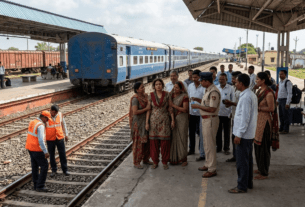 Miraculous Escape: Woman Lies Still Between Tracks as Train Passes Over Her at Patas Station