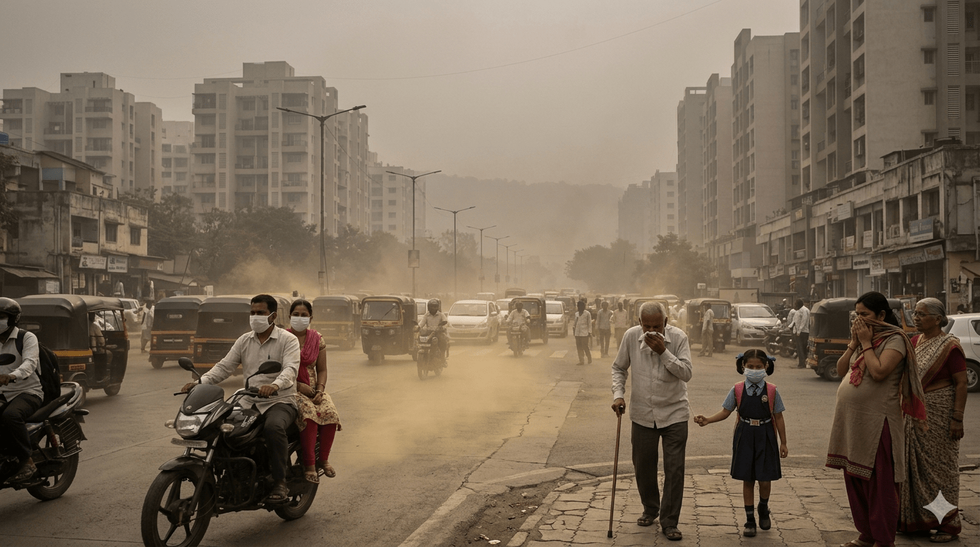 Rising Dust and Pollution Levels Severely Impacting Children and Elderly