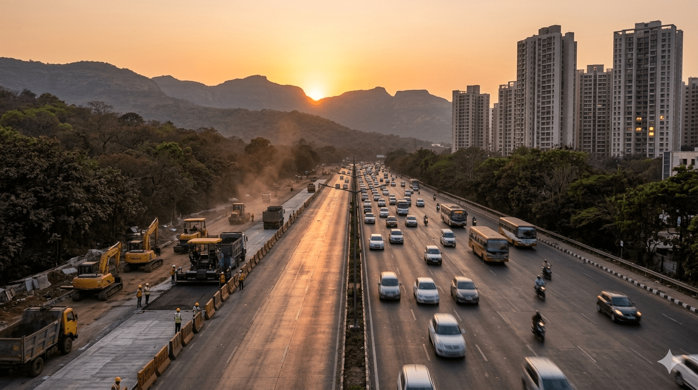 Thane's Ghodbunder Road Widening to Begin Soon to End Traffic Woes