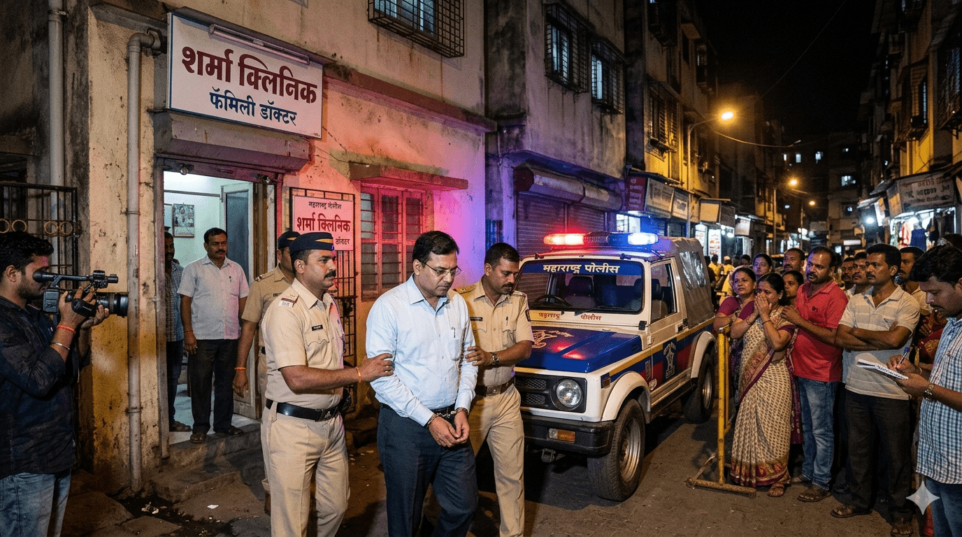 Family Doctor Arrested in Ulhasnagar Kidney Racket Fraud Case!