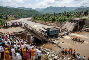 Raigad Bridge Disaster: Overloaded Hyva Truck Collapses Bridge, 5 Villages Cut Off