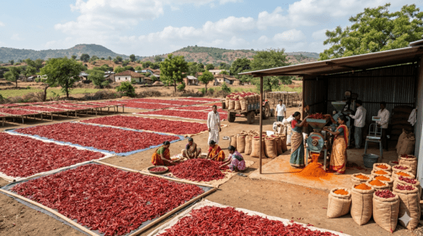 Spicy Success: How the Agarwal Family Earns Rs80 Lakhs Annually from Chili Processing
