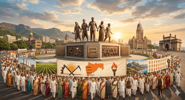 The Formation of United Maharashtra (Samyukta Maharashtra Movement)