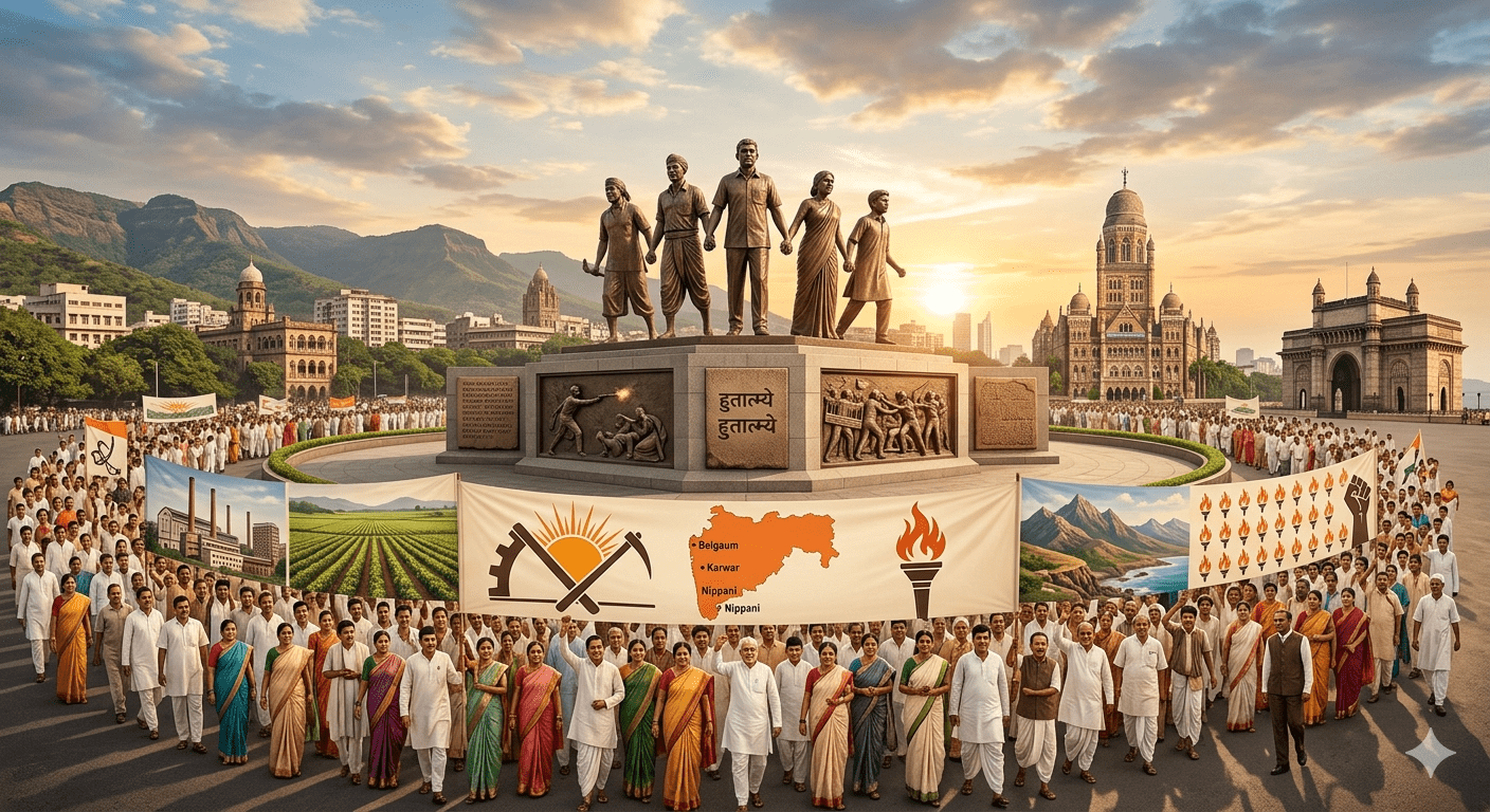 The Formation of United Maharashtra (Samyukta Maharashtra Movement)