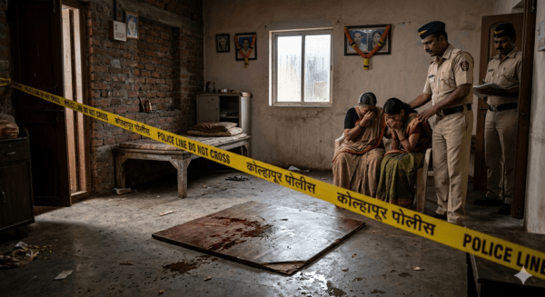 Solapur Shocker: Man Hacks Niece and Two Minor Children to Death with Sword Over Family Dispute