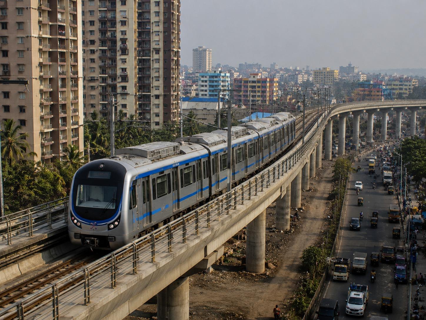 Vasai-Virar Metro Dispute: Densely Populated West Belt Ignored in New Alignment Plan!