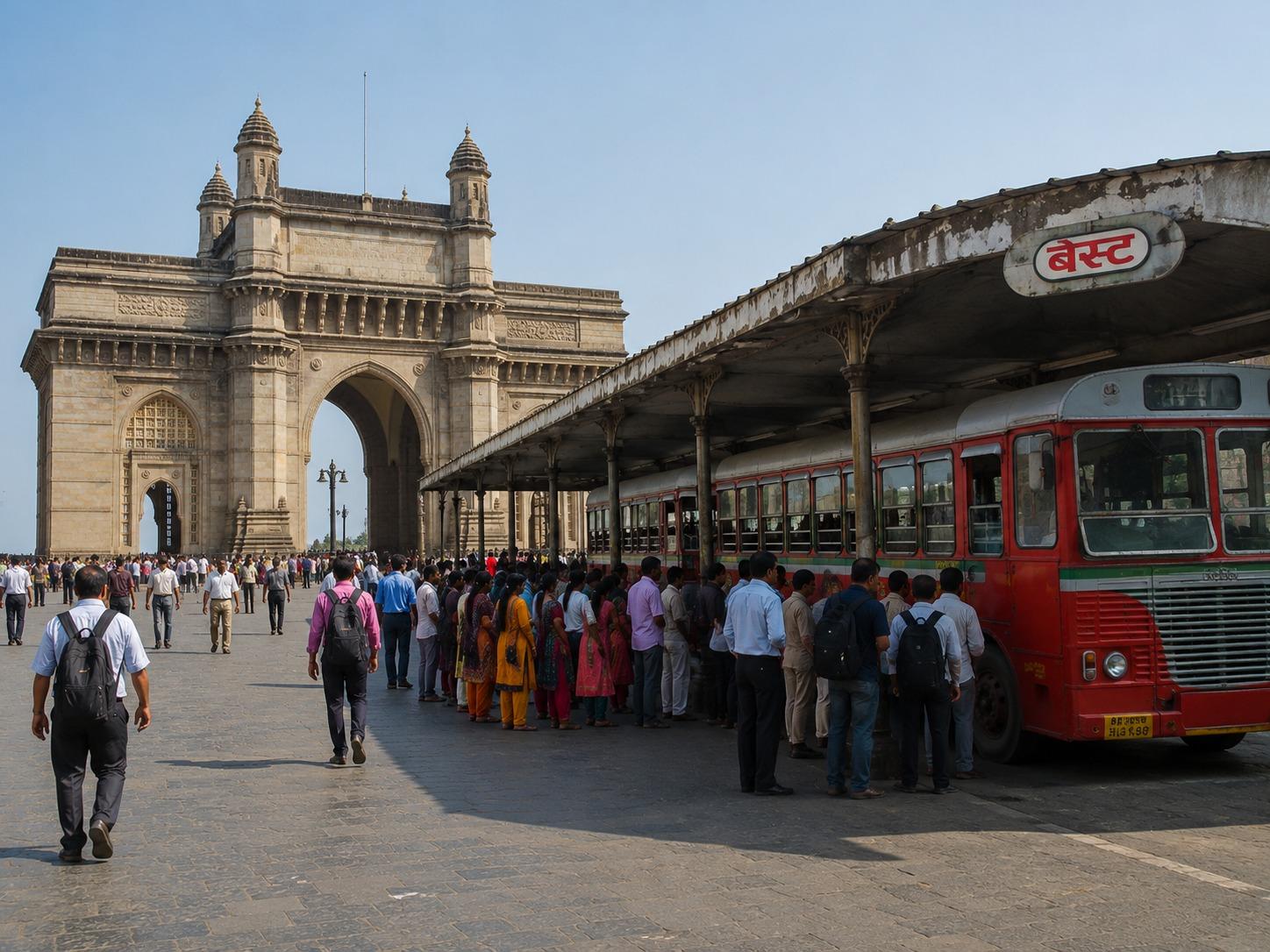 Gateway of India BEST Bus Stop Shift Faces Heavy Backlash from Heritage Committee Members!