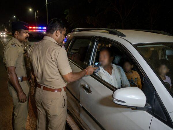 Manchar Police Avert Major Tragedy: Drunk Bike Rider Stopped from Dangerous Night Journey with Little Children!
