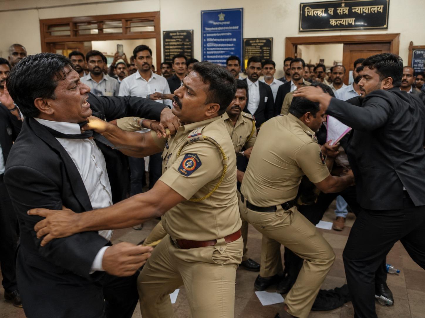Clash and Assault Between Lawyer and Drunk Police Officer Over Moving a Bike!