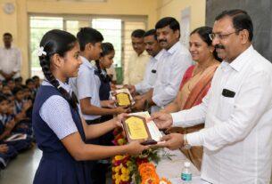 : Barshi Schools Celebrate Academic Excellence: Meritorious Students Honored in Grand Ceremony!