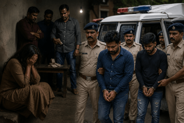 Husband Sells Wife for Rs50,000 to Friends; Arrested After Investigation
