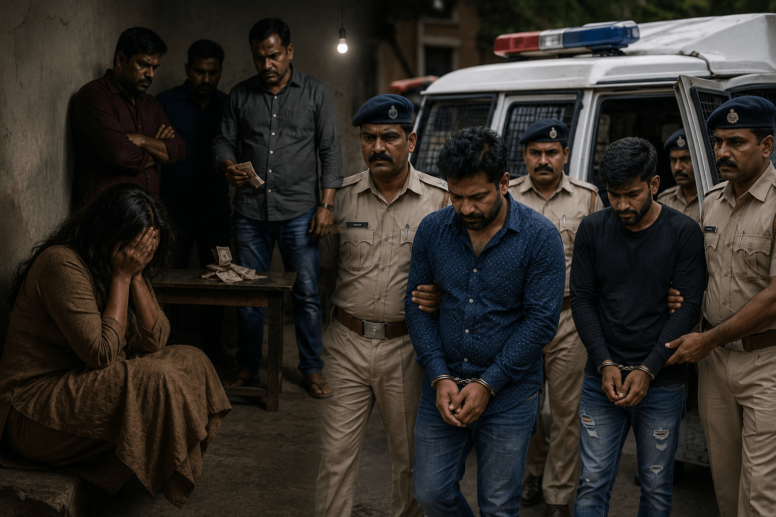 Husband Sells Wife for Rs50,000 to Friends; Arrested After Investigation