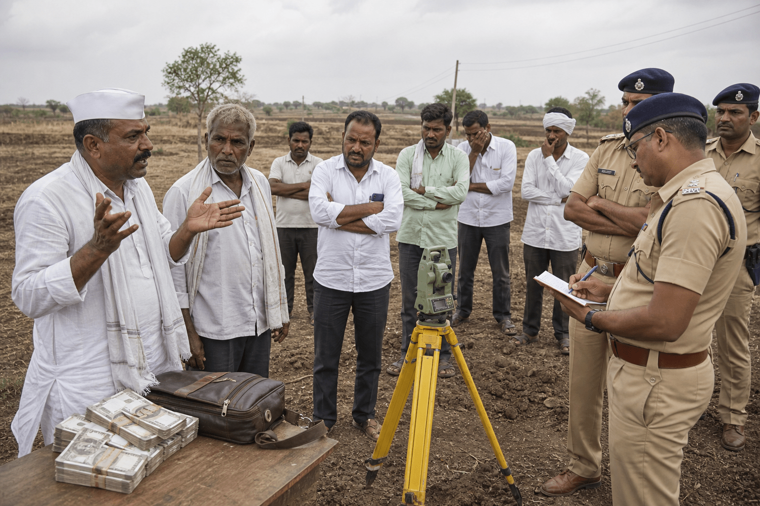 Farmers Forced to Pay Rs.30 Lakh for Police Protection Amid Rising Land Boundary Disputes in Solapur