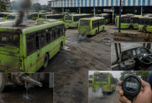 Fuel on Fire: PMPML Buses Left Idling in Depots, Raising Alarms Over Fuel Waste and Security