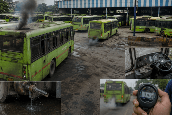 Fuel on Fire: PMPML Buses Left Idling in Depots, Raising Alarms Over Fuel Waste and Security
