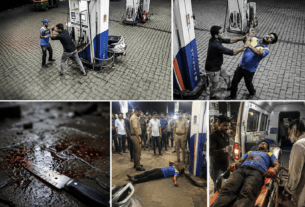 Terror in Jalgaon: Petrol Pump Worker Brutally Attacked with Knife; Horrific Incident Caught on CCTV!