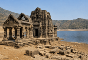 Ancient Pandava-Era Temple Emerges from Waters in Pune Due to Low Water Levels