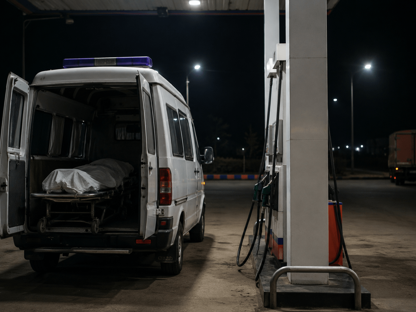 Horrific Impact of Fuel Crisis! Ambulance Carrying Dead Body Stranded at Midnight Due to Diesel Shortage.