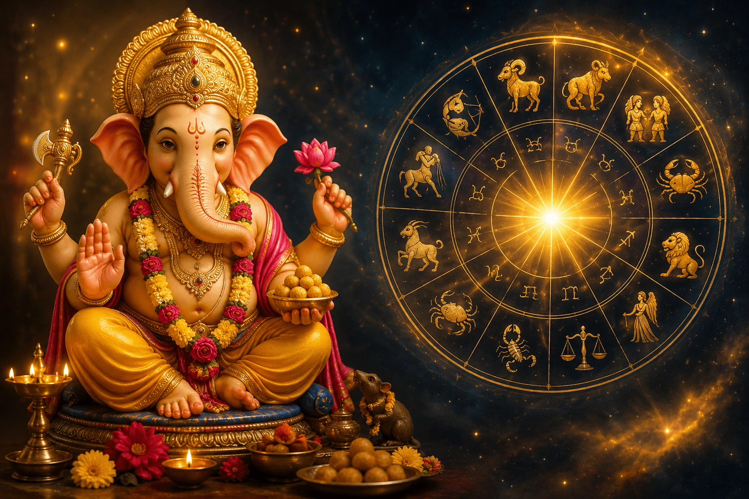 Ganesha's Special Blessings for These Lucky Zodiac Signs.