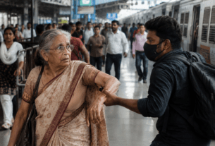 Thief Uses Shove-and-Steal Trick to Snatched 24-Gram Gold Bangle from 75-Year-Old Grandmother!