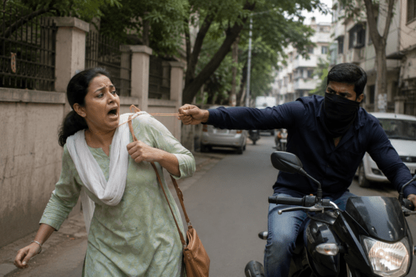 Chain Snatchers Target Woman During Late Night Walk in Bibvewadi!
