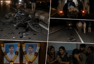Tragedy on Way Back: Two Killed in Gruesome Bike Accident Near Beed's Kolgaon After Attending Wedding
