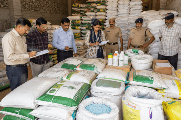 Mega Crackdown in Jalna! Agriculture Department Busts Major Black Market, Seizes Illegal Fertilizers Worth Rs18 Lakh!