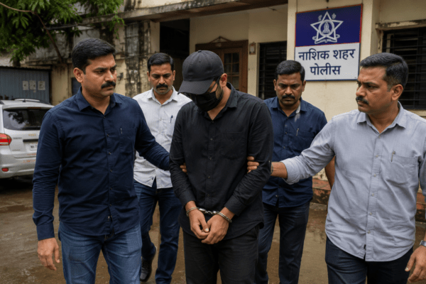 Shaved Head, Changed Look! NEET Paper Leak Suspect Arrested in Nashik While Heading to Temple

