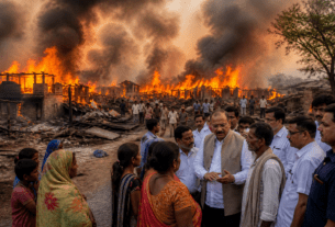 Nagpur Inferno: 50 Houses Gutted in Massive Fire at Bhivapur-Dhamangaon; Relief Fund Announced