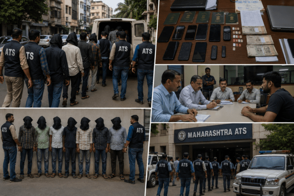 Maharashtra ATS Detains 7 Youths Linked to Pakistan's Shehzad Bhatti Gang
