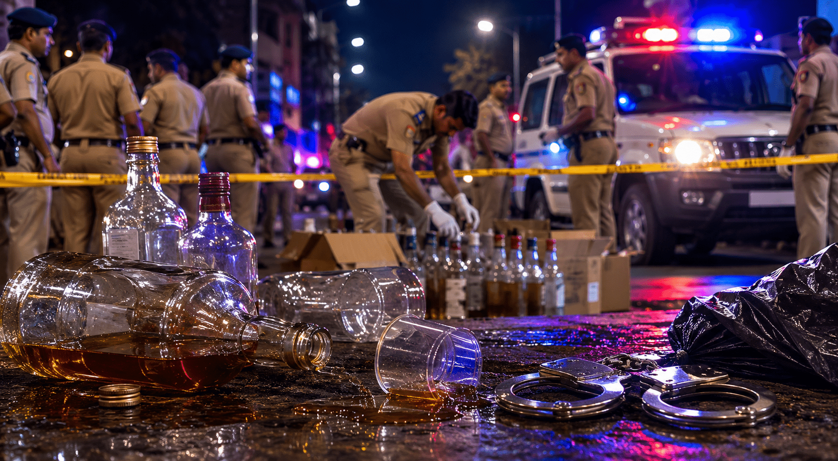 15 Dead, 9 Policemen Suspended After Crackdown on Illegal Liquor Trade