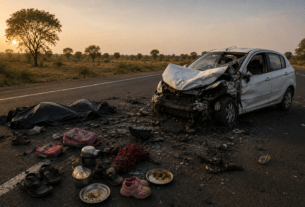 Father and Two Daughters Killed in Washim Road Crash!
