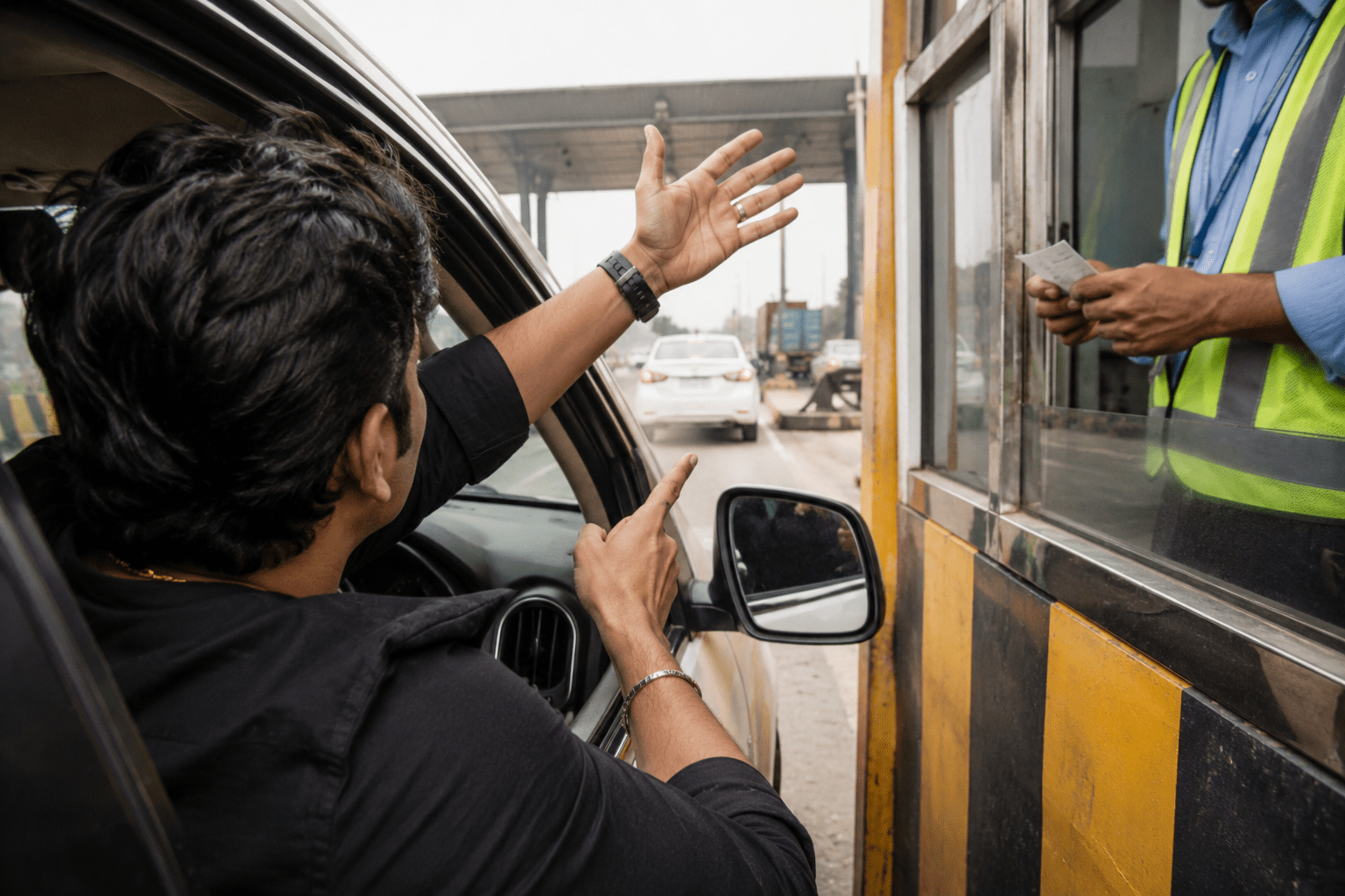 Content Creator Mahesh Mote Creates High-Voltage Drama at Toll Plaza