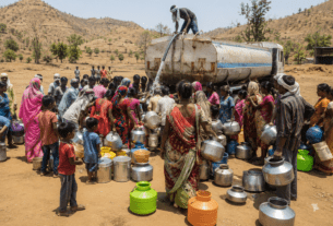 Melghat Thirsts! Severe Water Crisis in Chikhaldara as Citizens Mob Tankers for Every Drop