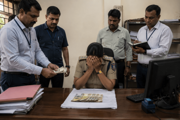 Pune ACB Trap: Female Police Sub-Inspector from Bawdhan Outpost Arrested for Accepting Bribe
