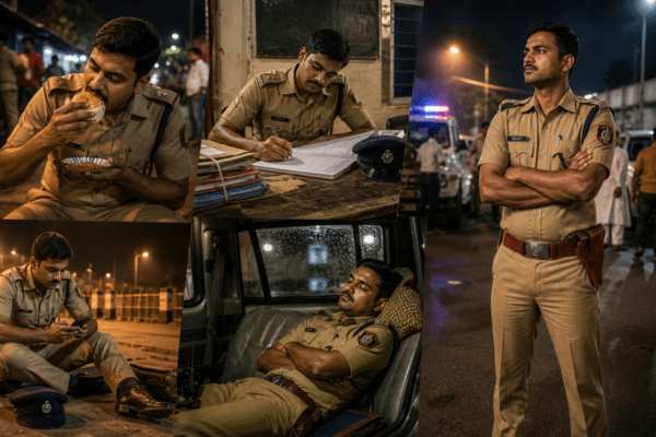 Behind the Khaki: Surviving on Vada Pav and Sleeping in Cars, The Grueling Life of Police on a Manhunt