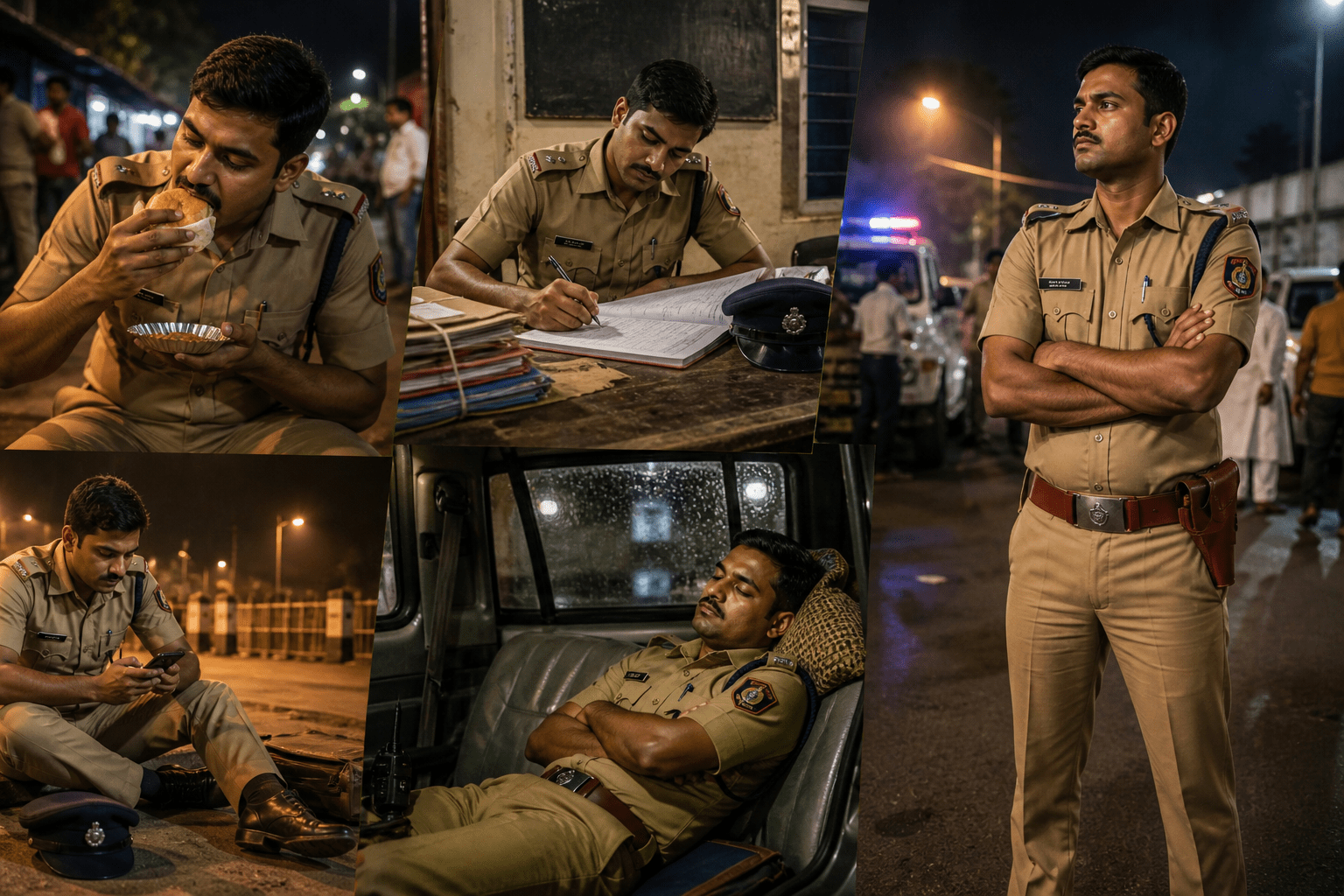 Surviving on Vada Pav and Sleeping in Cars, The Grueling Life of Police on a Manhunt