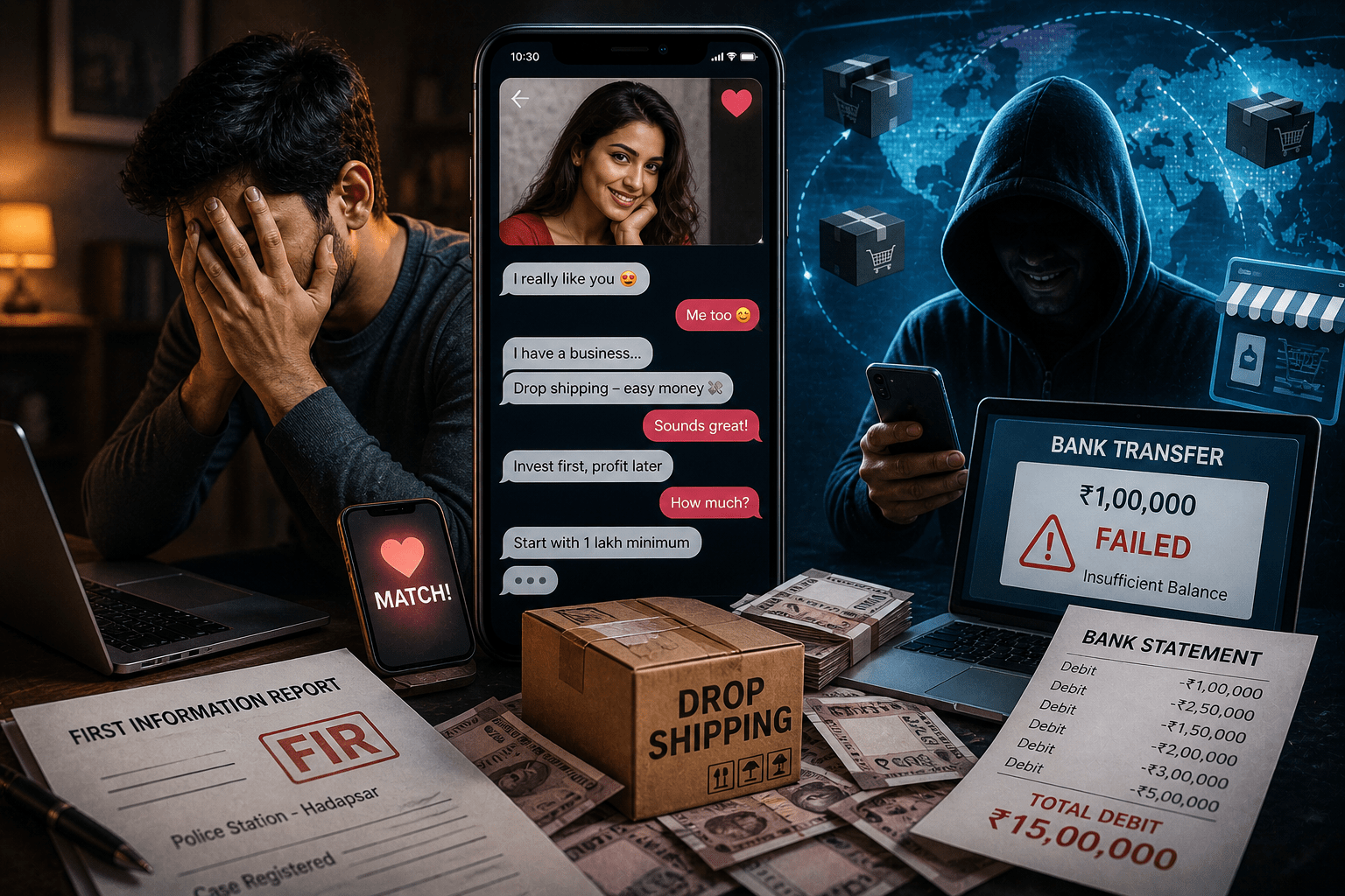 Pune Youth Duped of Rs.15 Lakh in 'Drop Shipping' Scam; Case Registered in Hadapsar