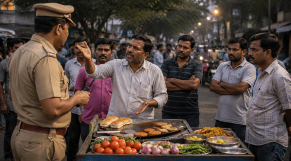 Do Only Criminals Eat at Roadside Stalls? Ask Distressed Vendors
