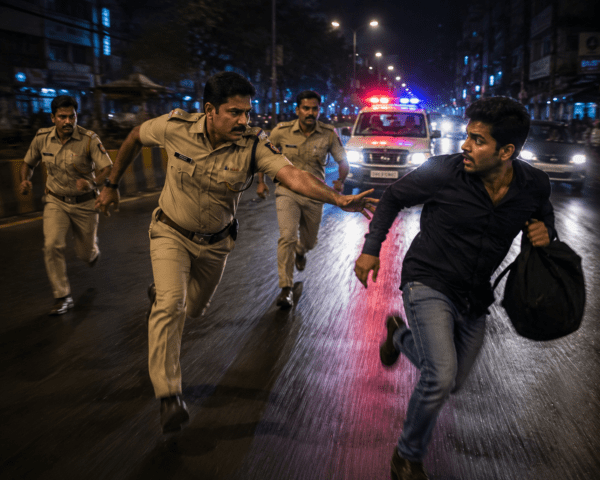 Filmy Chase in Pune: Hadapsar Police Nab Escaping Theft Suspect After High-Voltage Drama
