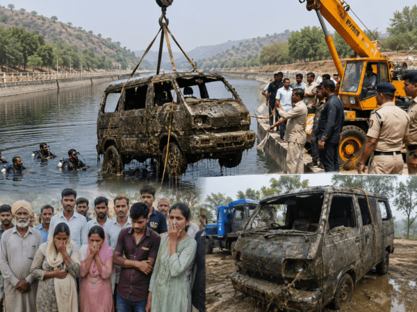 Omni Van Pulled from Bhakra Canal Reveals Tragic Fate of Missing Punjab Family!
