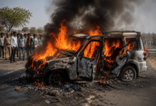Four of a Family, Including ZP Member and Ex-Sarpanch, Charred to Death in Scorpio Blaze!