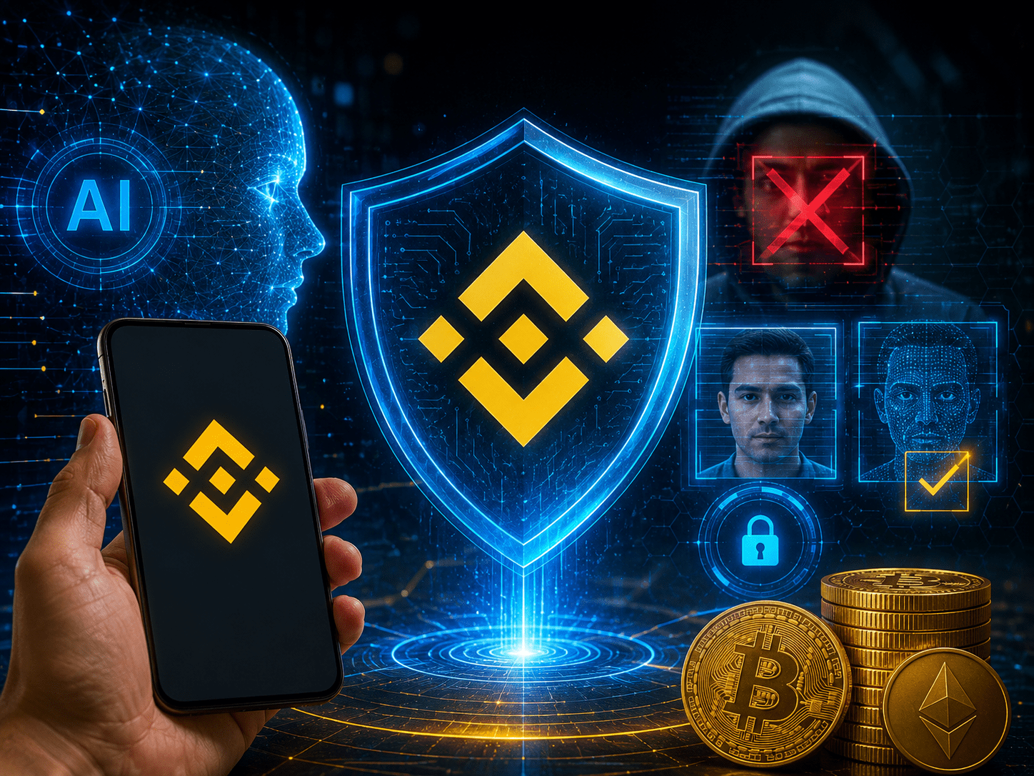 Binance Fights Back! Crypto Giant Uses Advanced AI to Defeat Deepfake Scams & Protect Assets.