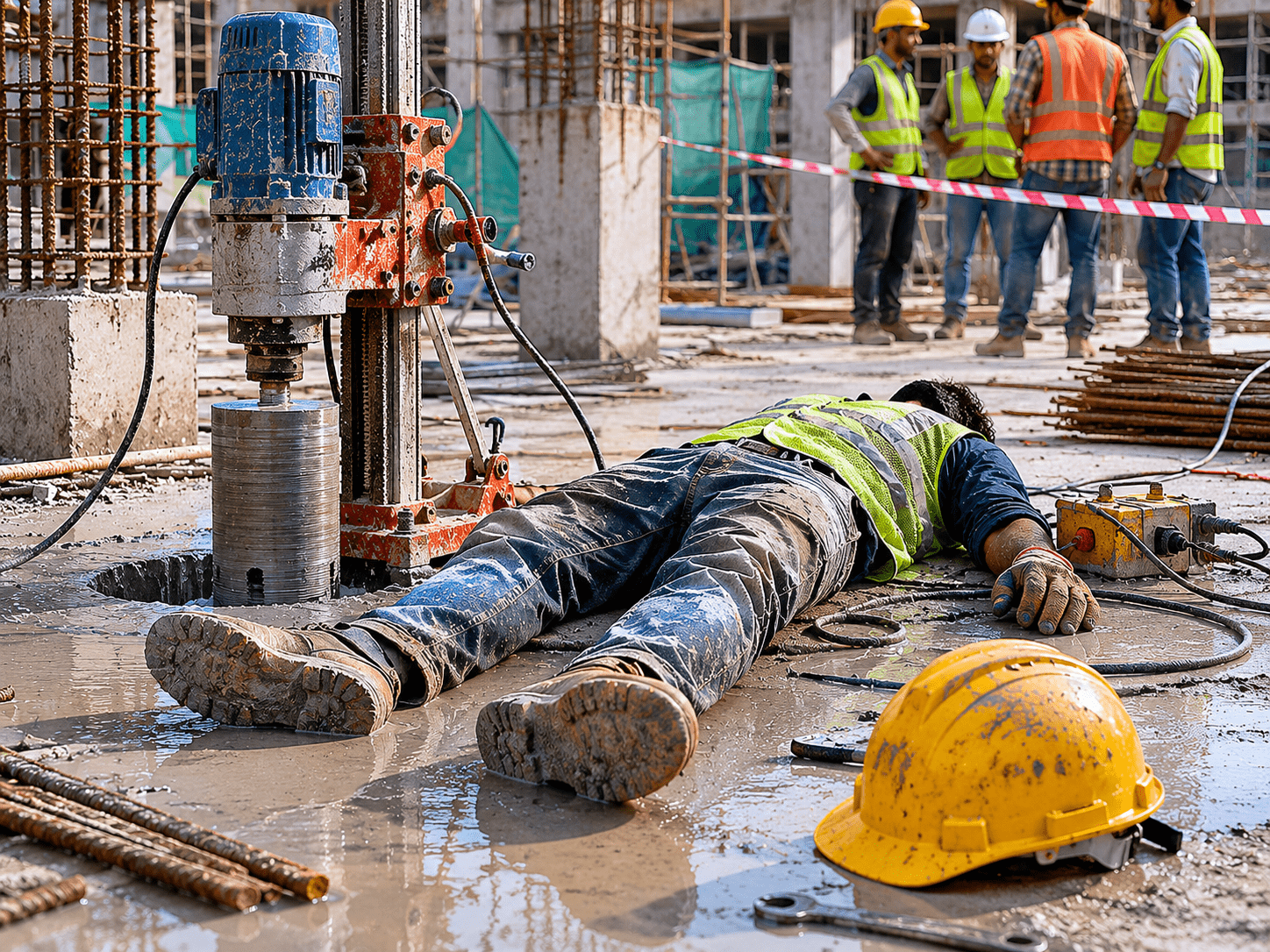 Worker Electrocuted by Core Cutting Machine in Goregaon; Contractor Booked for Negligence!